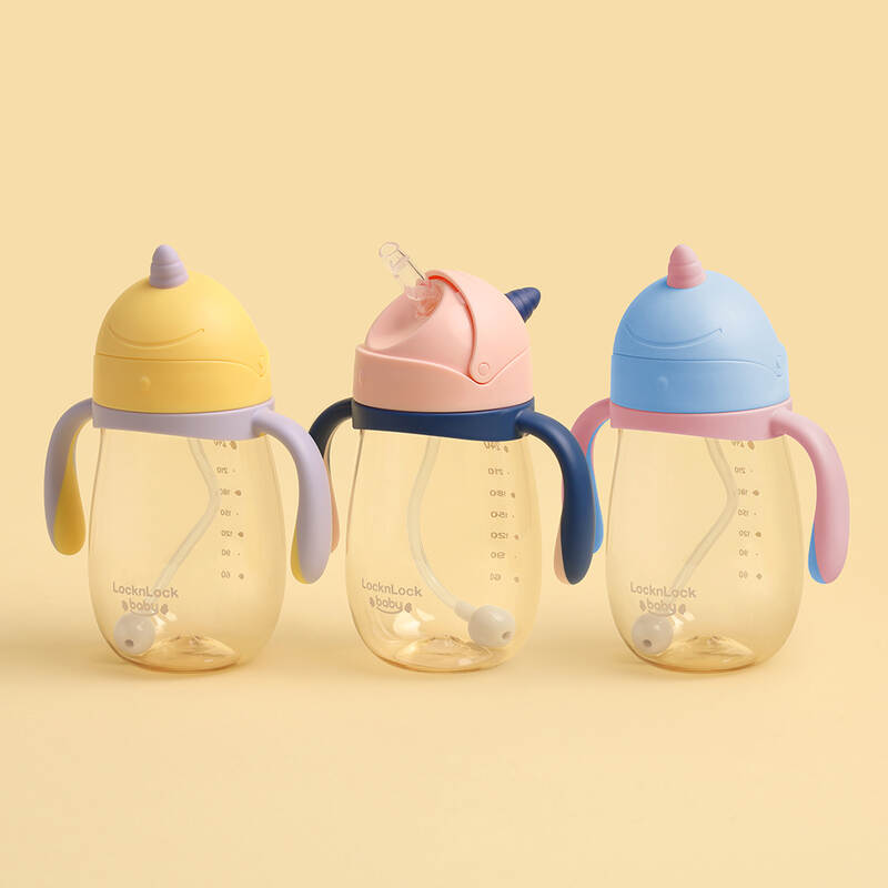Bình Nhựa Trẻ Em LocknLock Unicorn Kids 330ml - 3 Màu (Xanh Dương, Hồng, Vàng) - HAP911 image number null
